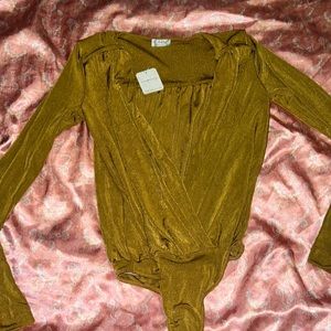 Plunge Deep V neck Bodysuit